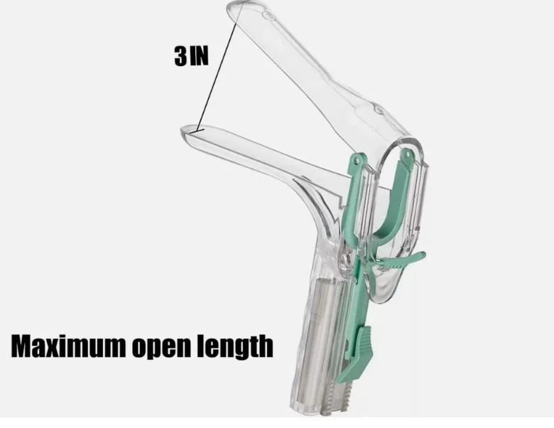 Female Transparent Vaginal Speculum With LED Light For Self-Examination Based On Small Medium Large Type