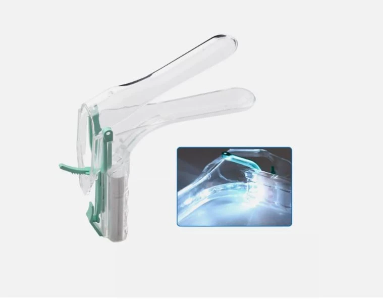 Female Transparent Vaginal Speculum With LED Light For Self-Examination Based On Small Medium Large Type